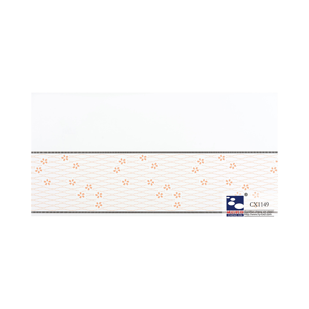 China 21cm folii de imprimare la cald cu flori imprimate pentru decorarea panoului de tavan din PVC CX1149