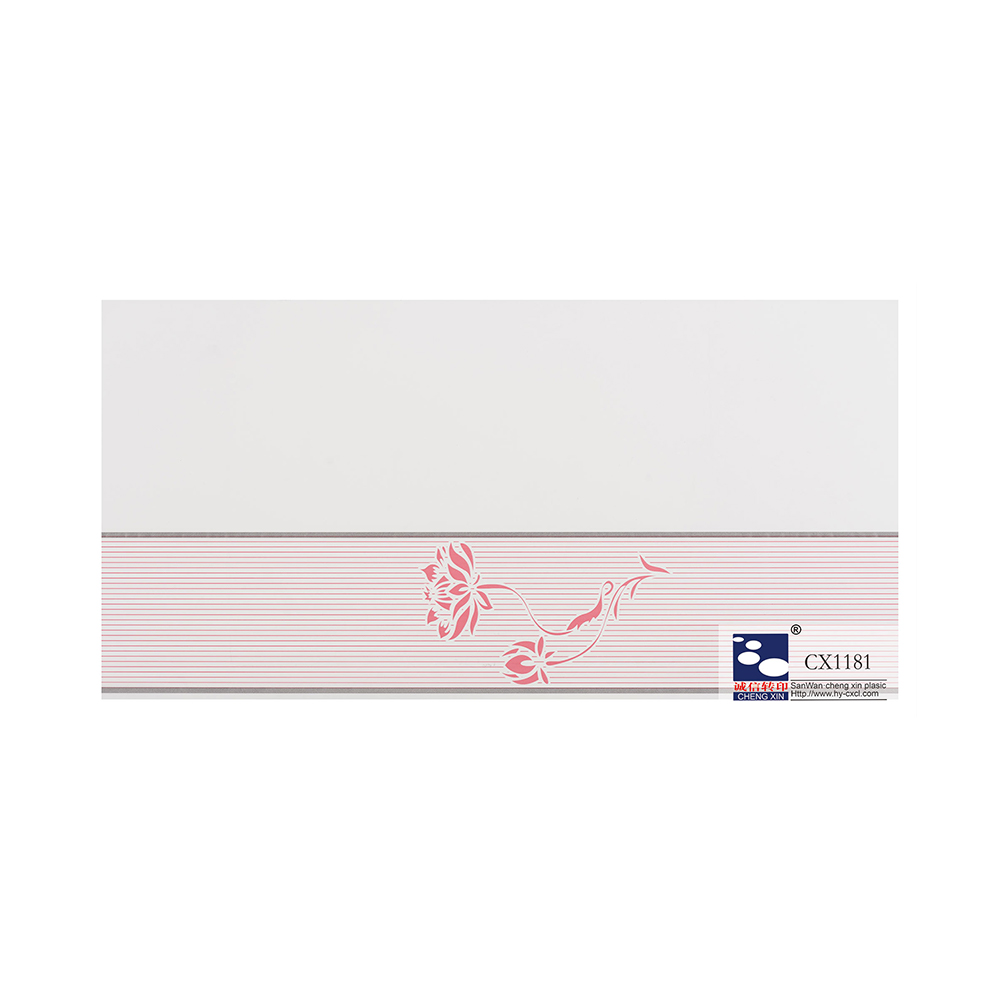 Folie de imprimare la cald cu flori frumoase imprimate, rezistentă la apă, 210 mm, pentru panou din PVC CX1181