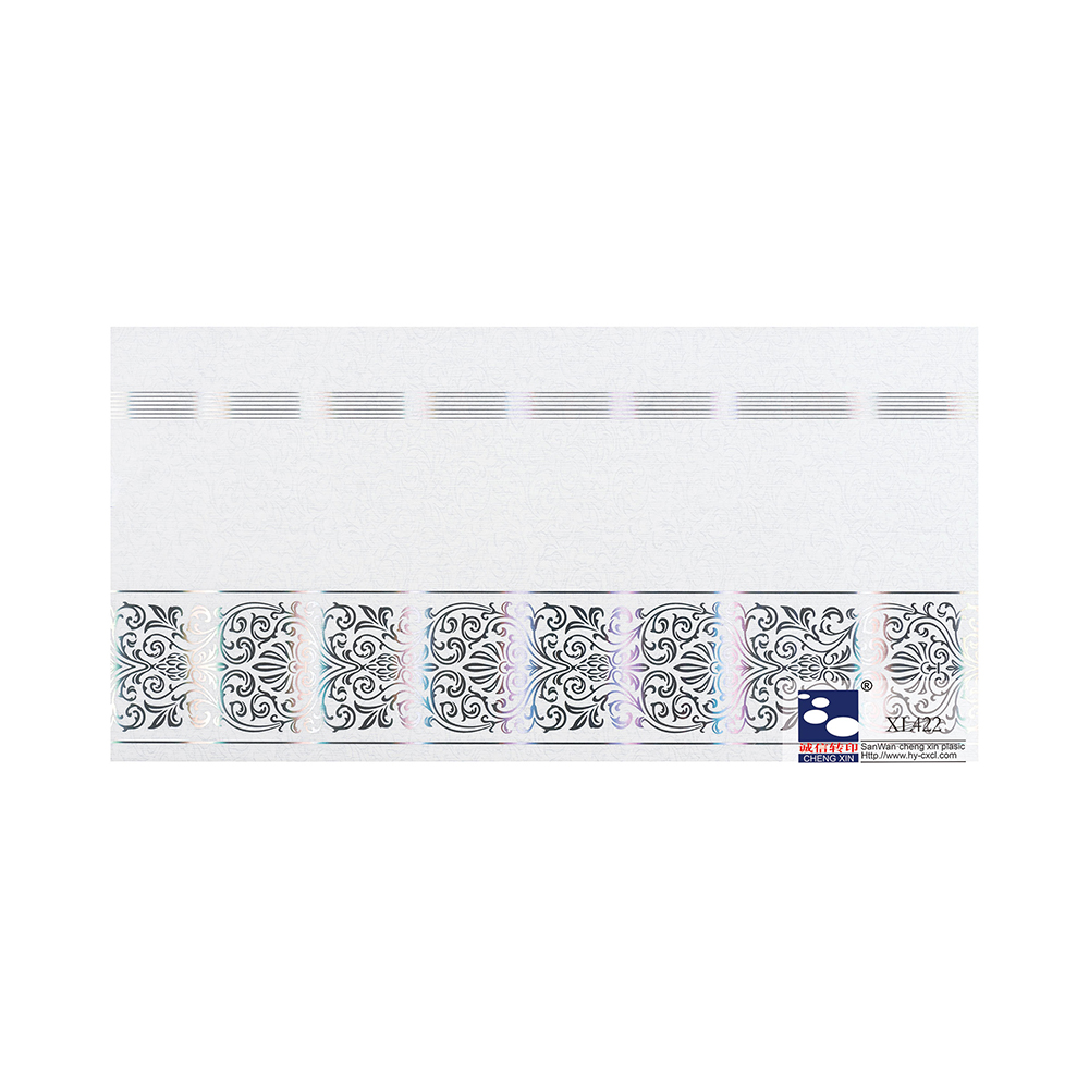 Folii de ștanțare la cald nu autoadezive în relief de 210 mm pentru decorarea panourilor din PVC XL422