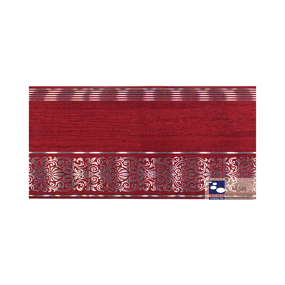 Folie de imprimare la cald, personalizată, multicoloră, cu flori imprimate frumoase, 210 mm, pentru placă PVC XL548