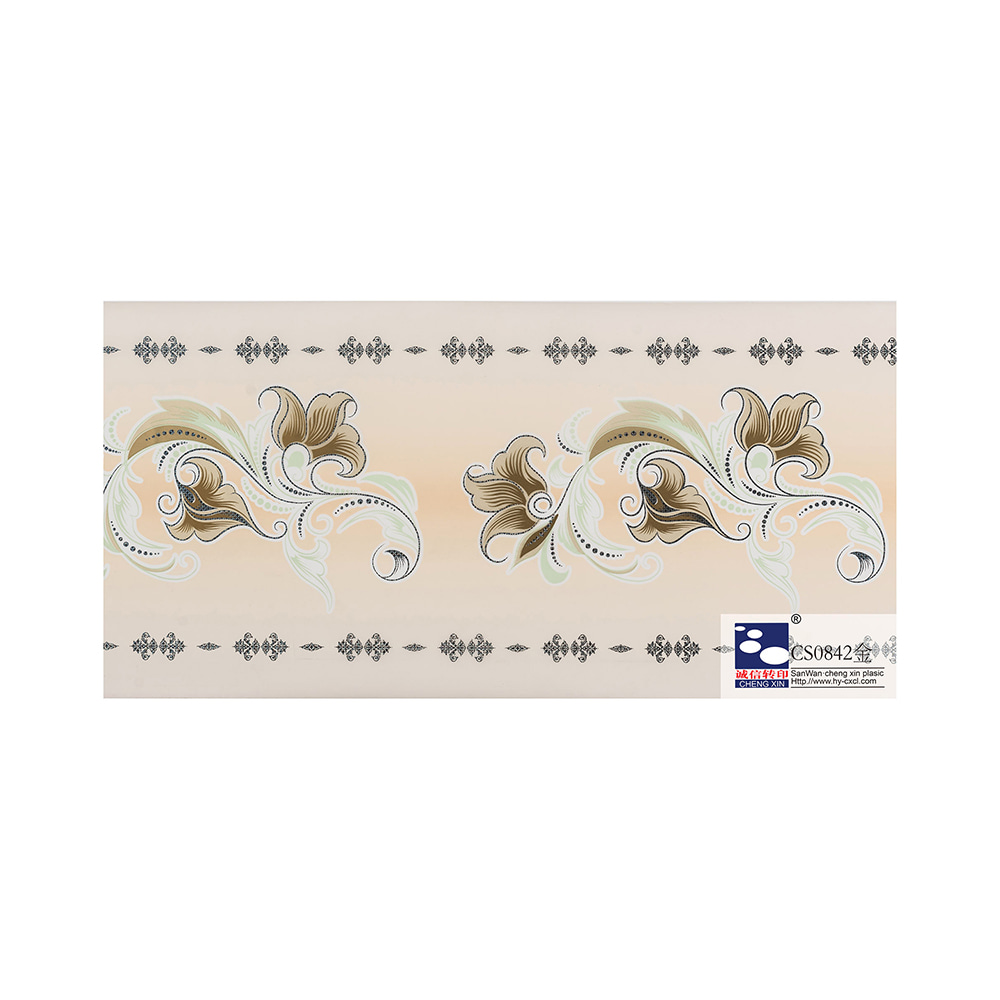Folie de imprimare la cald cu design din lemn bine realizat pentru tavan din PVC cu servicii bune CS0842