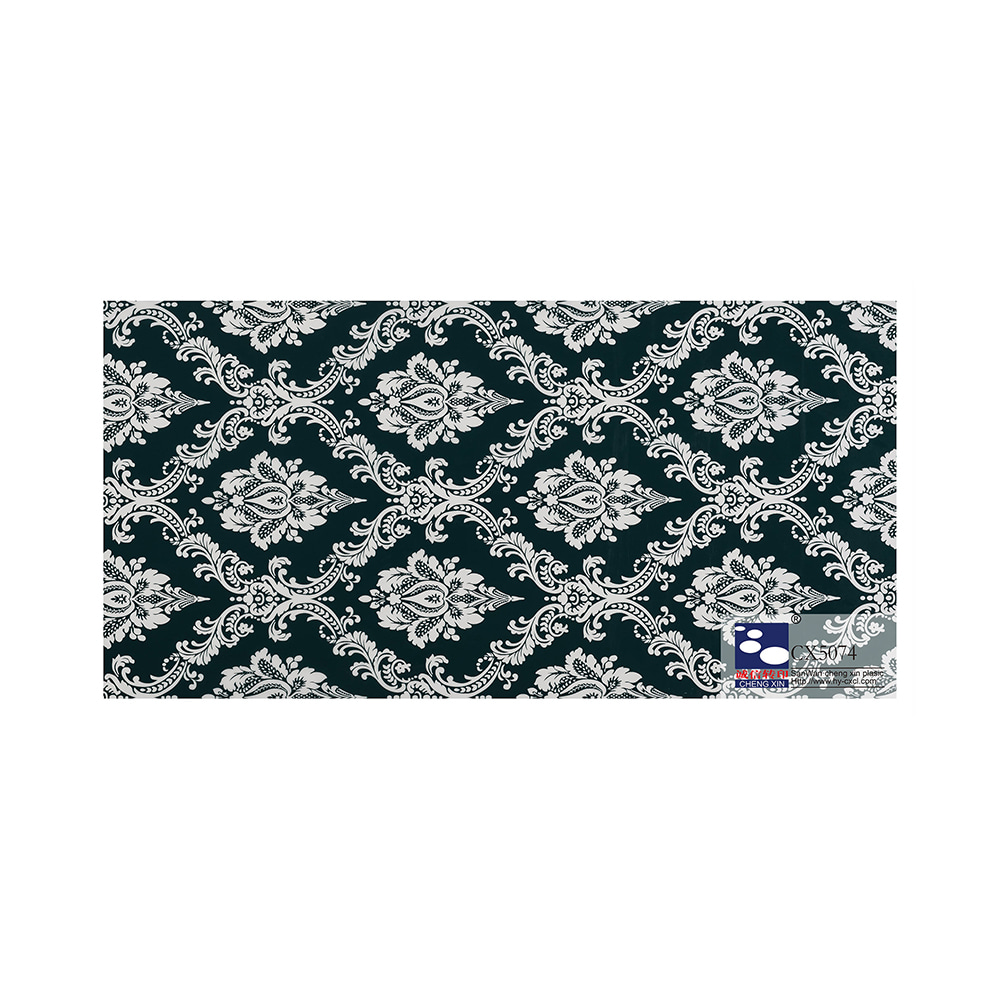 Ieftin Preț Decorativ Popular Design PVC Marmură Hot Stamping Folie Pentru Panoul CX5074