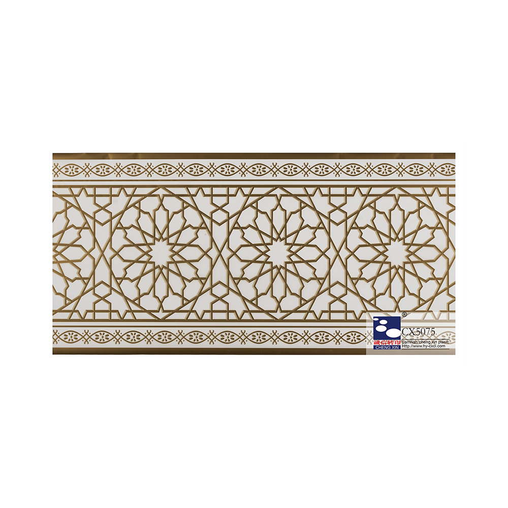 Folie de ștanțare la cald din marmură cu granulație de lemn de înaltă calitate pentru decorarea panourilor din PVC CX5075
