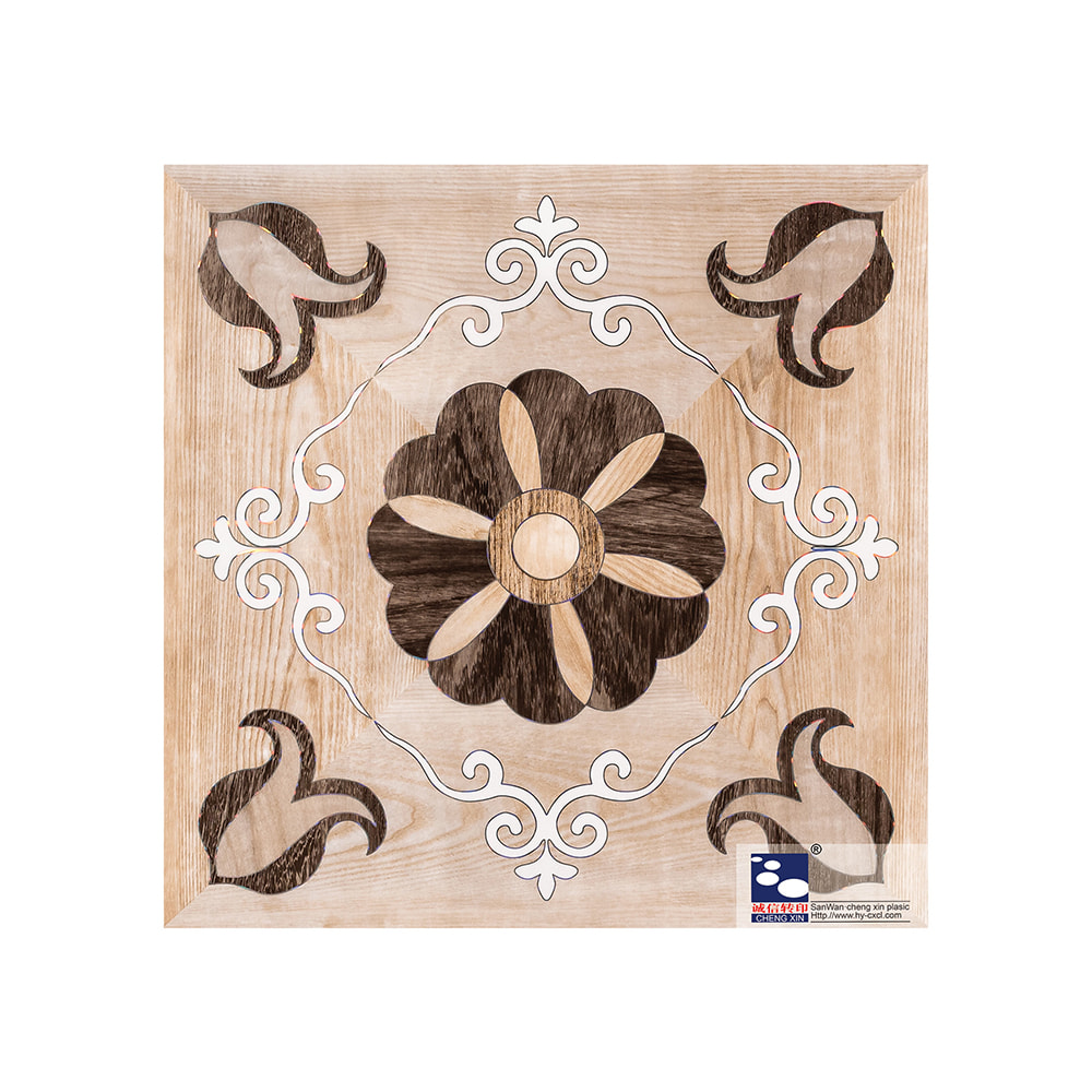 Furnizori simpli de folie de imprimare la cald cu laser și flori pentru panou pvc CS844