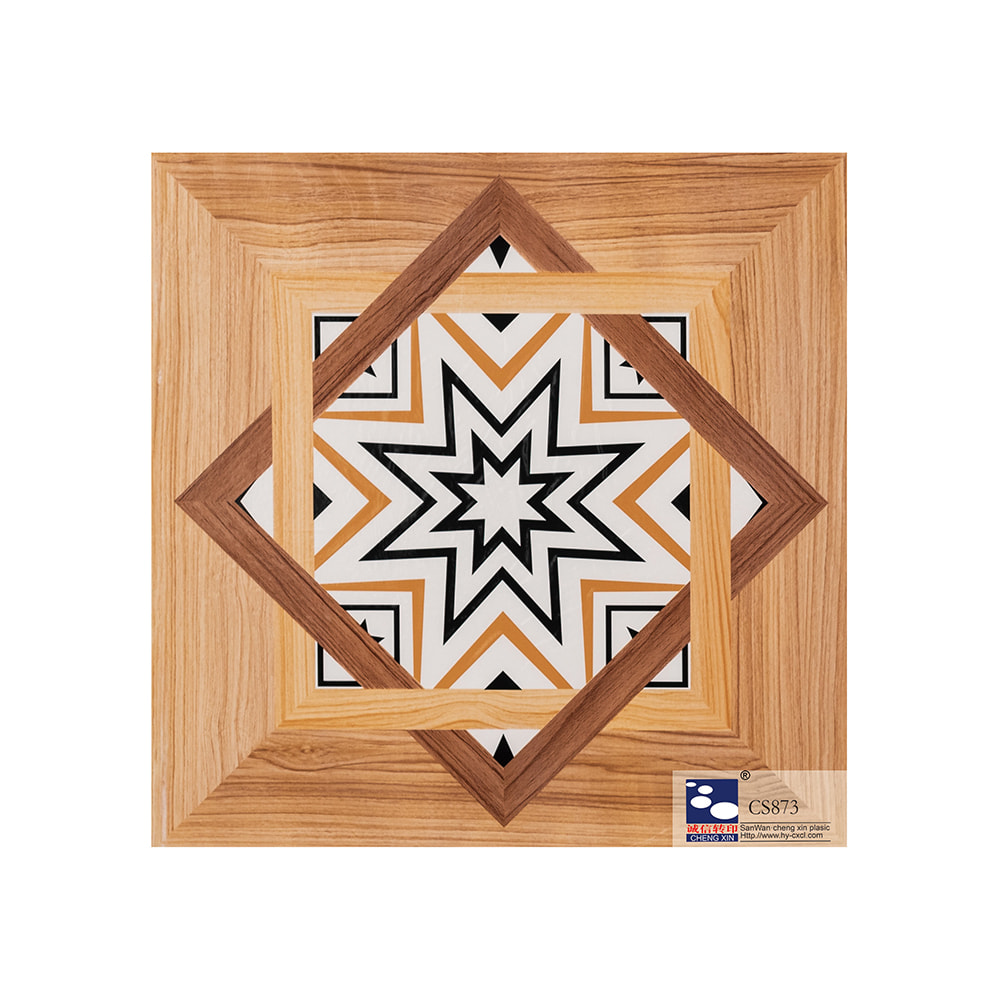 Folie de imprimare la cald cu design laser nou 2022 pentru tavan din PVC cu lățimea de 610 mm CS873