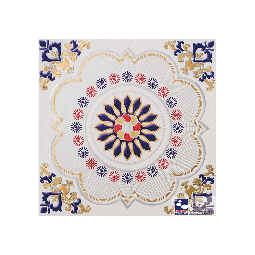 Folie de imprimare la cald cu design diferit pentru tavan din PVC cu lățimea de 606 mm CS2028