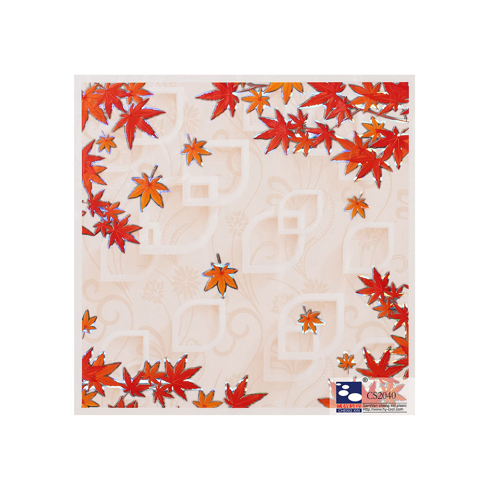 Folii de ștanțare cu design moderne frumoase pentru decorarea panourilor din PVC CS2040