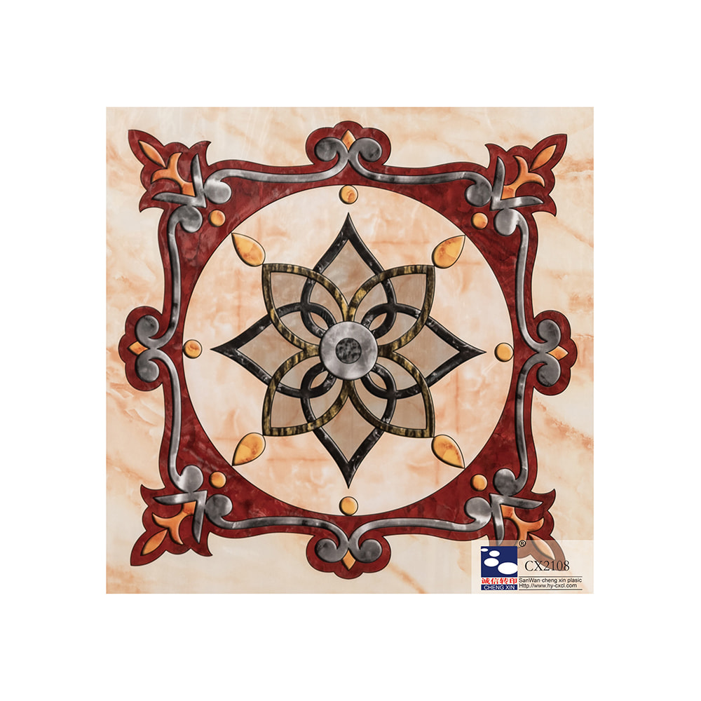 China Factory Hot Sale Transfer Film Decoration Home Stamping Folie pentru panou Pvc CX2108