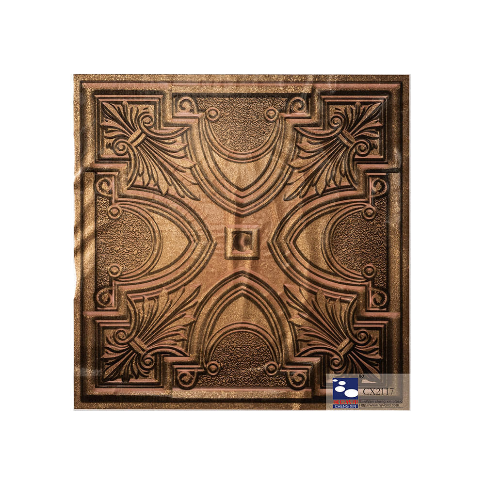 Fabrica Furnizează folie de ștanțare la cald cu design de lemn de lux pentru panou PVC CX2117