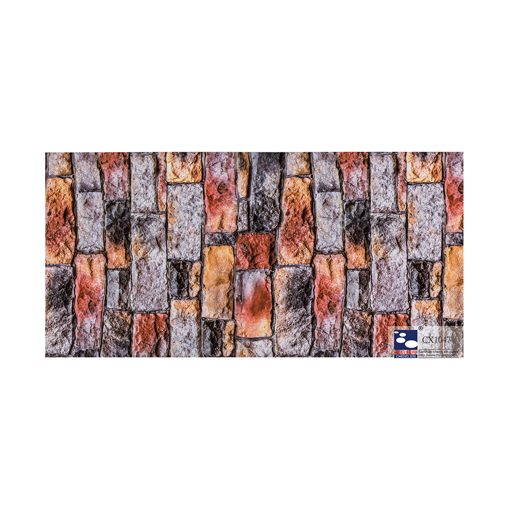Material PVC ieftin Folie de ștanțare la cald de marmură pentru decorarea panoului din PVC CX1047