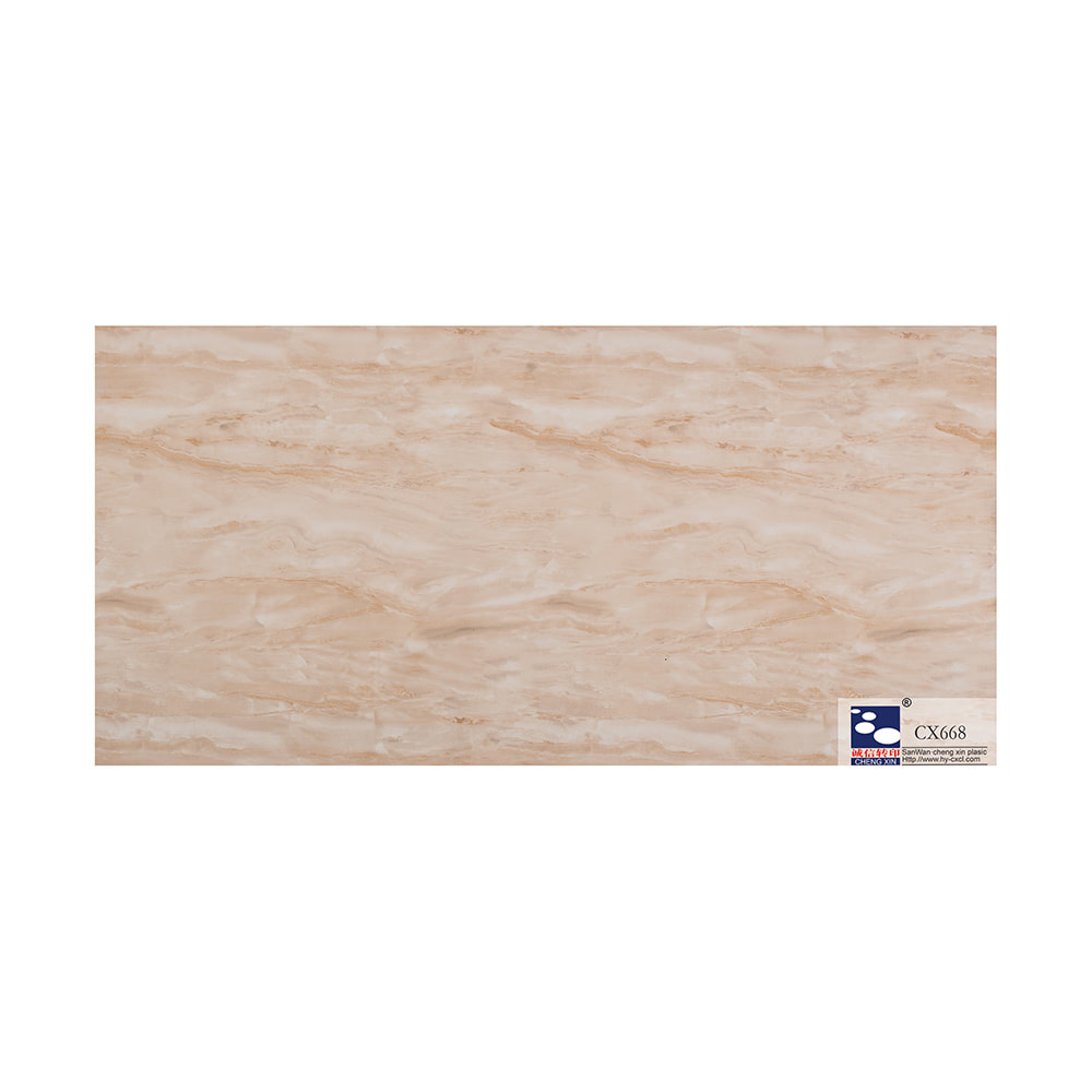 Material PVC ieftin Folie de ștanțare la cald de marmură pentru decorarea panourilor din PVC CX668
